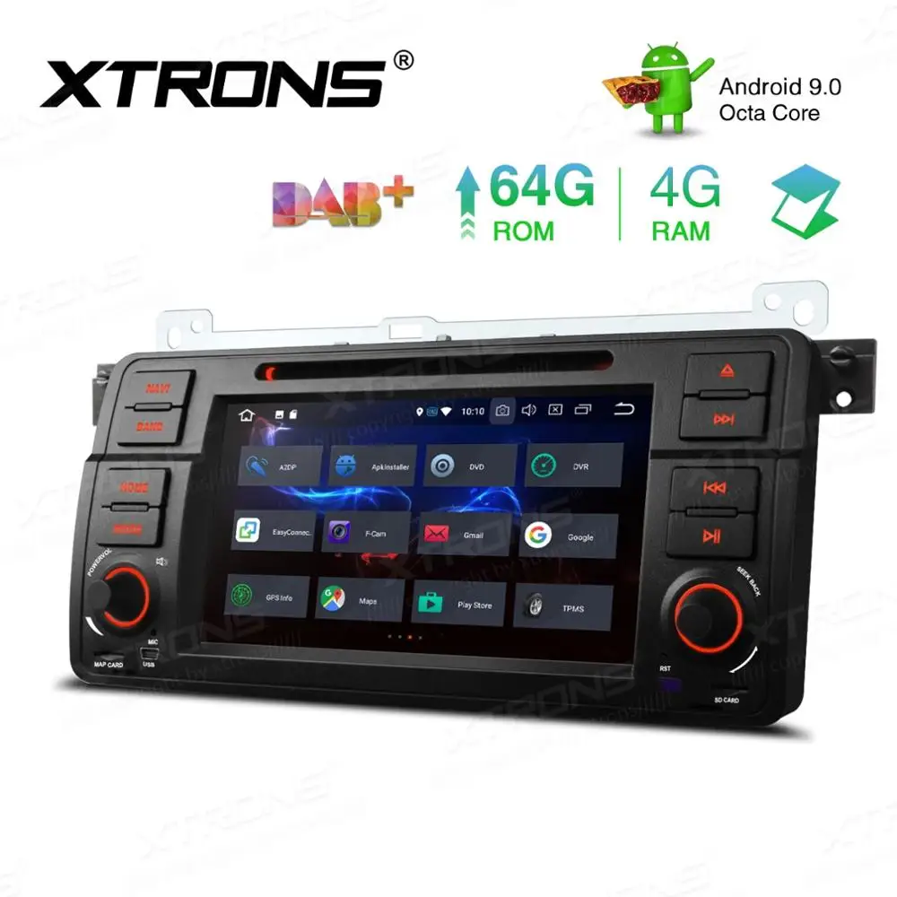 Best 7" 4GB RAM 64GB ROM Android 9.0 OS Car DVD Multimedia Navigation GPS Radio for MG ZT 2001-2005 with 4G/3G/WIFI Internet Support 2