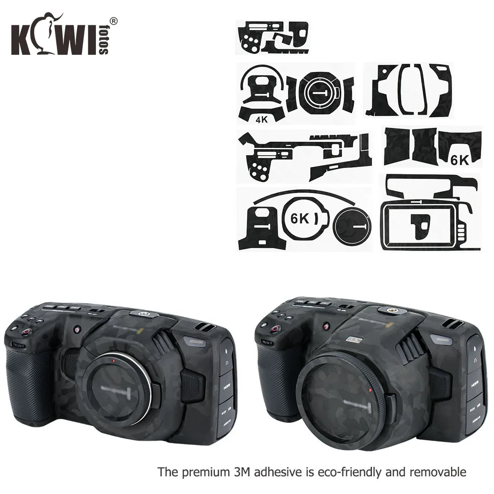Чехол для корпуса камеры против царапин пленка карманной кинокамеры Blackmagic Design 4K