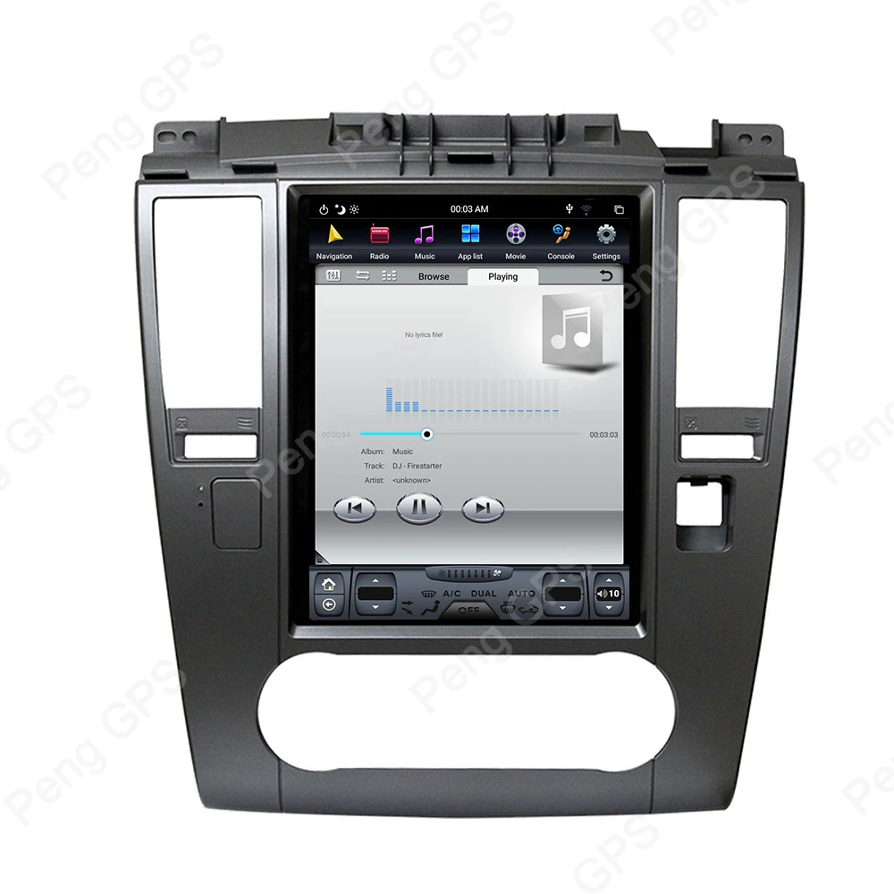 Best PX-6 4G+64G Android 8.1 Tesla-style Vertical Screen GPS Navigation for Nissan TIIDA 2008-2011 Audio Player 4K 1920*1080 Headunit 1