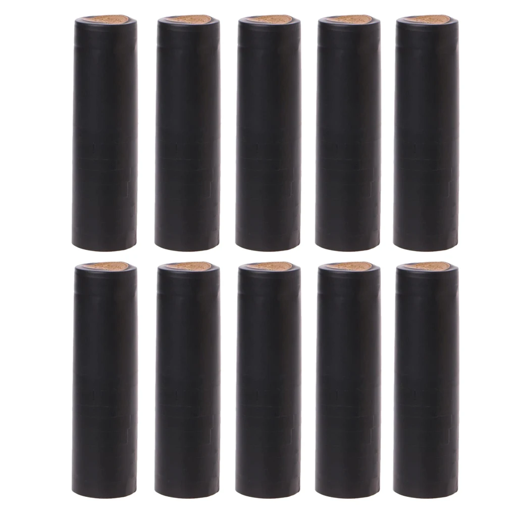 60mm High Wine Bottle Heat Shrink PVC Capsules for Wine Cellar or , 100pcs Pack, 3 Colors Available