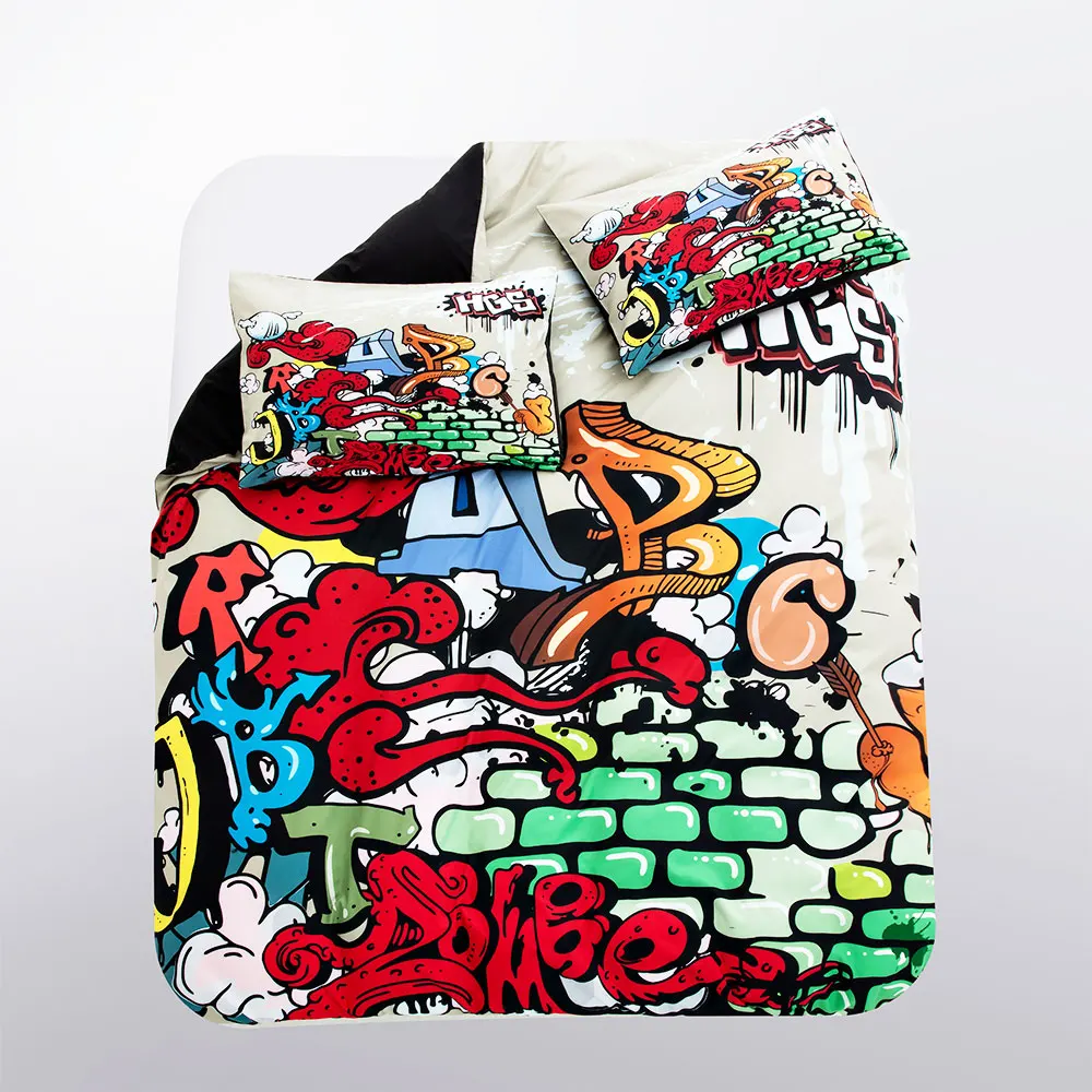 

Dream NS Ретро Прохладный Стиль 3D постельное белье Текстиль набор уличный танец хип хоп печать 3 предмета пододеяльник наволочка мягкий большой
