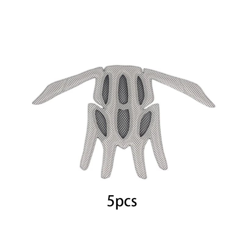 5 шт. универсальный велосипедный шлем внутренний с насекомыми сетка велосипедный шлем подкладка внутренние аксессуары для велосипеда Bicicleta Casco Ciclismo - Цвет: silver