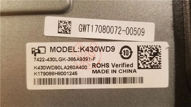 TV  ŰƮ LED Ʈ Ʈ ʸ 43PHT4001/60 43PFT6100S/67 LED  4708-K43WDR-A1213K04, LED   K430WDR A1