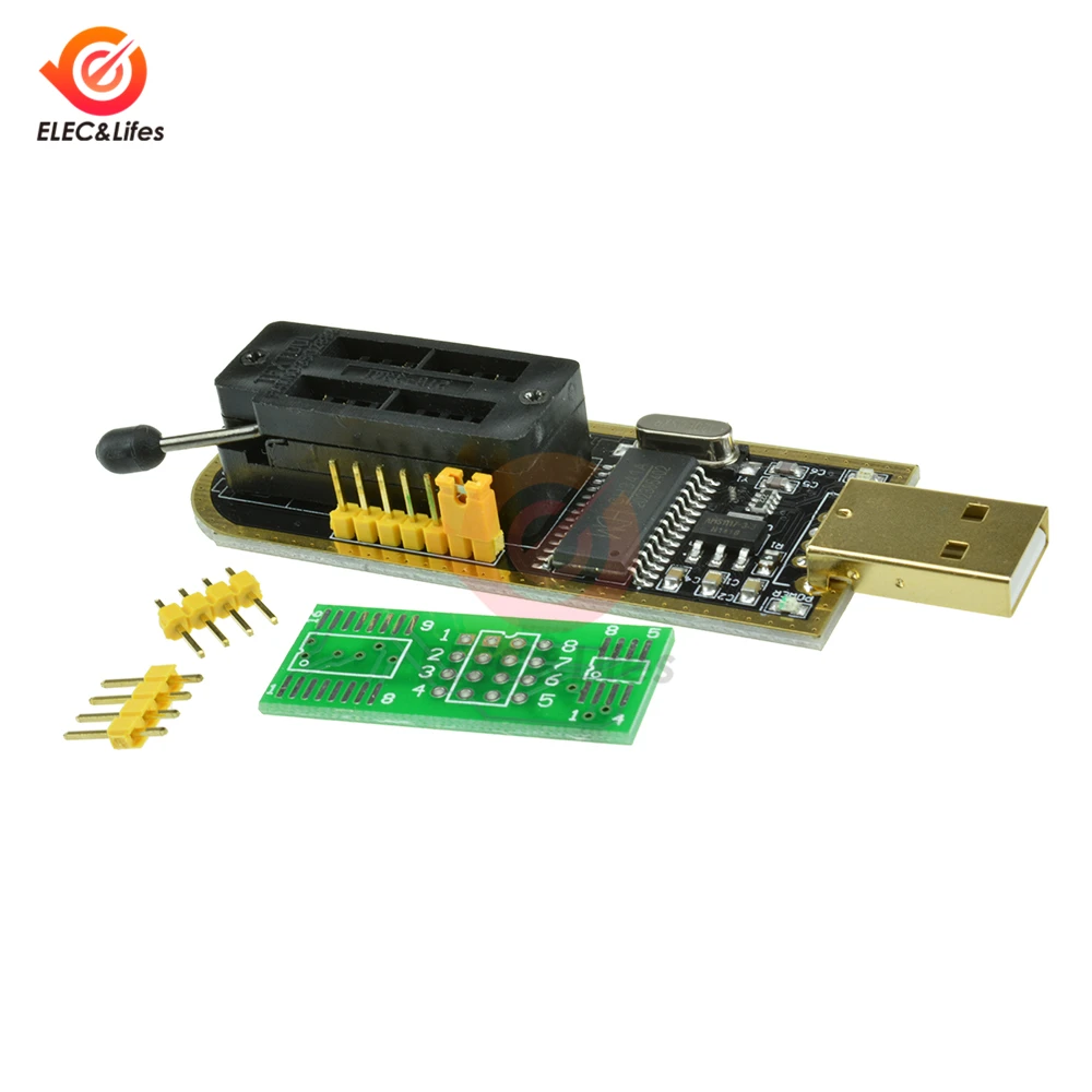 CH341A 24 25 серии EEPROM SPI флэш-биос USB программист модуль+ SOP8 SOIC8 тестовый зажим для EEPROM 93CXX/25CXX/24CXX