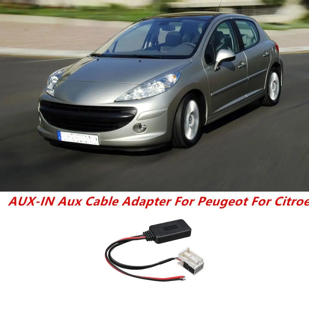 Для Peugeot 207 307 407 308 для Citroen C2 C3 RD4 12Pin Bluetooth модуль беспроводной Радио Стерео AUX IN Aux