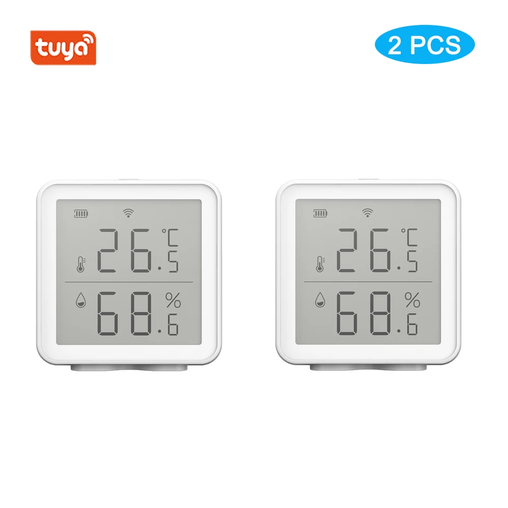 Set 4 Sensori WiFi Di Temperatura E Umidità ZYWUOY – Compatibili Con Tuya, Monitoraggio Da Remoto, Automazione Smart, Esportazione Dati In CSV