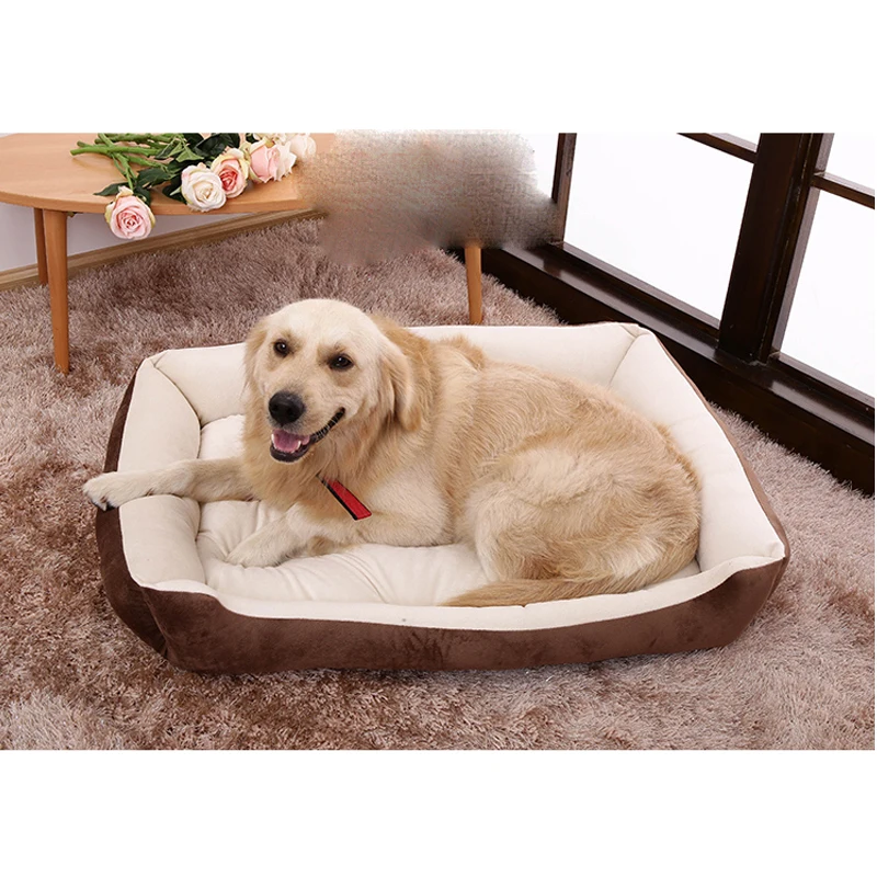 

Bone Printed Pet Sofa Dog Beds Waterproof Winter Warm Cotton Mat Bed For Small Medium Large Dog Cat Pet Products Puppy Kennel