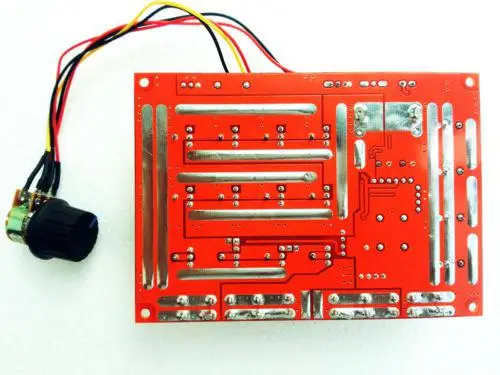 10 50V 60A DC мотор контроль скорости ШИМ HHO RC контрольный Лер 12V 24V 48V 3000W MAX (красная