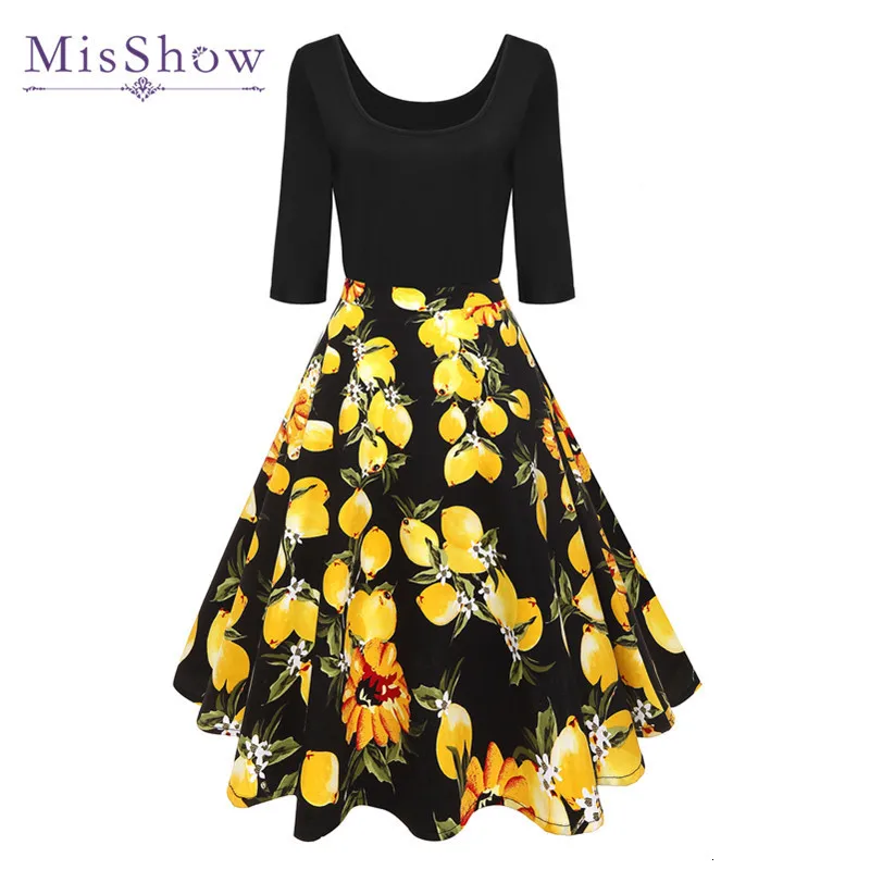 

Mishow Summer Black Vintage weapons flowal papers party women covere media manga 4XL dresses Lolita dresses