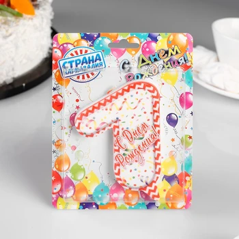 

Candle for cake figure "7", GIANT 4298418