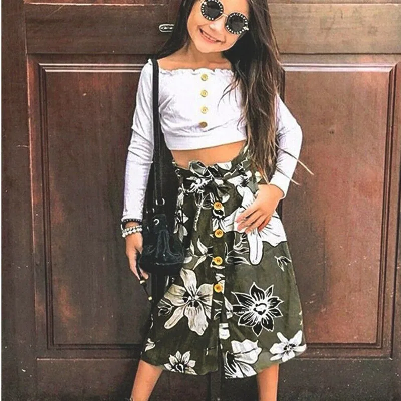 Повседневные топы с оборками и длинными рукавами для маленьких девочек 1 6 лет