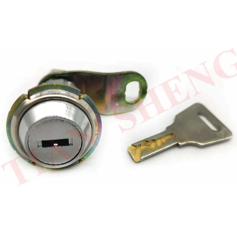 27 мм двери шкафа трубчатый cam lock дверной замок с ключом для jamma аркадные игры пинбол машины(1:1 - Цвет: Cabinet lock