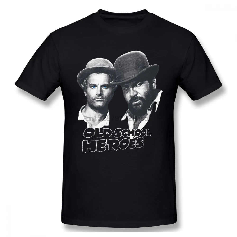 Bud Spencer T-shirt For Men Plus Size Custom Group Camiseta |