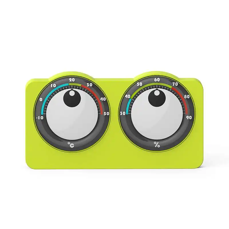 1 шт большой глаз Крытый термометр гигрометр двойного назначения украшения дома милый мультфильм шаблон термометр