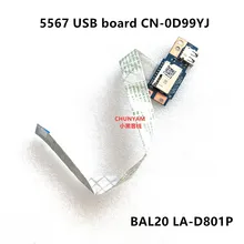 KEFU BAL20 LS-D801P CN-0D99YJ для Inspiron 15 5567 USB плата для чтения карт