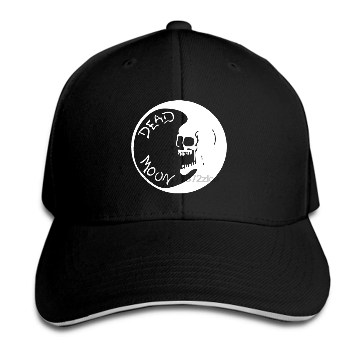 Бейсболка с принтом на заказ, новая мужская повседневная трендовая уютная Черная кепка с надписью «Dead Moon» 1