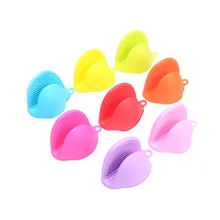 Мульти-изолированные приготовления Нескользящие силиконовые перчатки Блюдо клип сняты против горячей кухни микроволновая печь лагает