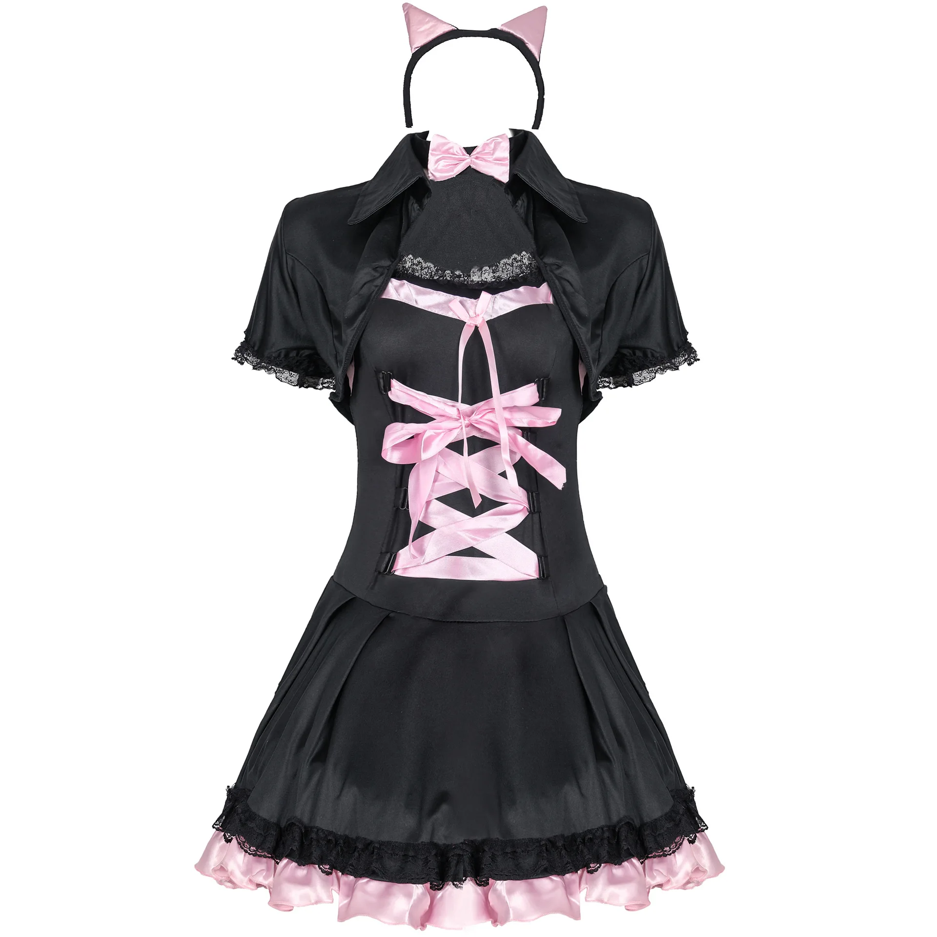 

Halloween Clothing Sexy Cat-Game Uniform Sexy Lingerie Set Character Play Cat Girl Suit