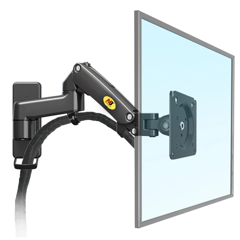 알루미늄 합금 거치대 모니터, 가스 용수철 암, LED LCD TV 벽걸이, 로딩 2-7kg, F150, 360 도, 17 인치-27 인치, 신제품