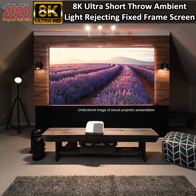 ALRUSTPET 169 Fixed Frame Projection Screens Ambient Light Rejecting