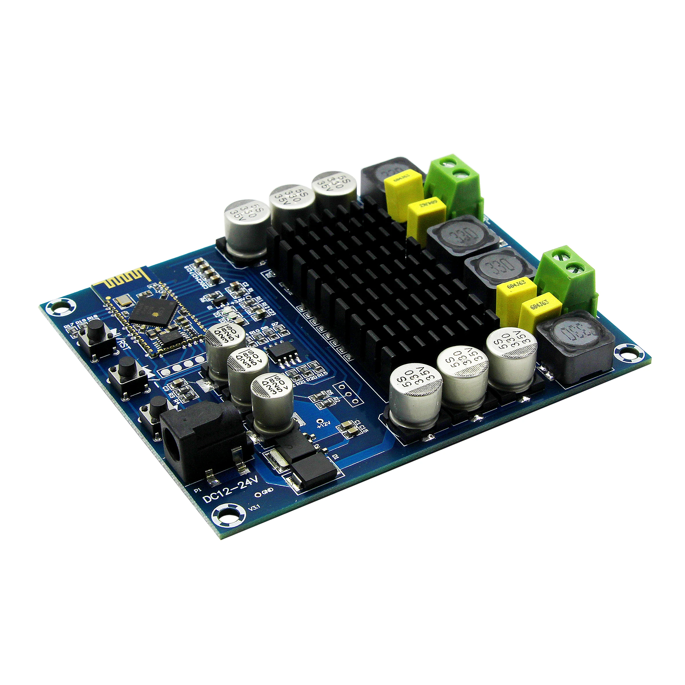 2x120 Вт Мощность Bluetooth двухканальный модуль цифрового усилителя TPA3116D2 XH-M548 аудио усилитель