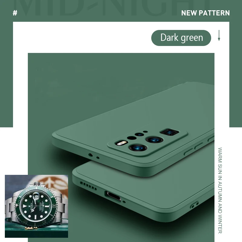Premium Liquid Silicone Shockproof Phone Case - Luxurious Soft Cover
