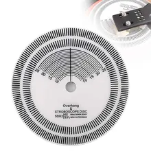 Профессиональный проигрыватель Phono Тахометр калибровка расстояние акриловый домашний LP Виниловая пластинка Аксессуары Универсальный Дисковый стабилизатор