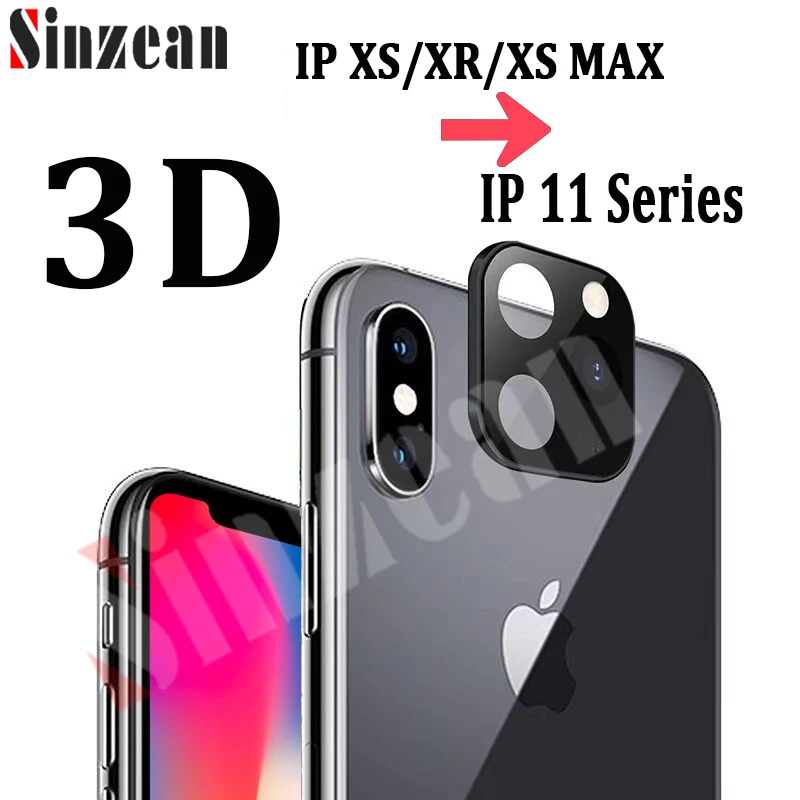 Sinzean 100 шт 3D полное покрытие для камеры, пленка из закаленного стекла для IPHONE 11 Pro Max, Защита экрана для IPHONE 11 5,8/6,1/6,5