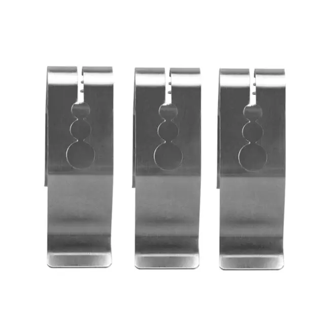 83Xc Hőmérsékleti Szonda Klip Rozsdamentes Acél Hőmérő Tartó Klipek Bbq 3 Lyukak A Rögzítéséhez Grill Sütőhez - Image 5