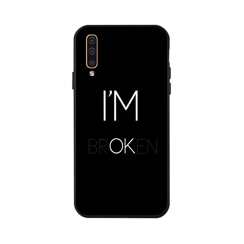 3D DIY Painted Case For Samsung A50 Case Silicon Black Case For Samsung Galaxy A40 A70 A60 A30 A10 A20 A20e A2 Core Cover Fundas - Цвет: X085