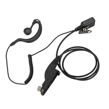 

G Shape Earpiece Headset with Ptt Mic for Motorola Xpr 6000 Xpr6500 Xpr6550 Xpr 7000 Xpr 7550 Xir-P8200 Xir-P8268 2-Way Radio