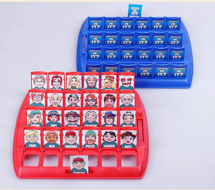 Who Is It Классическая смешная настольная игра семья гадание игры Дети Детская игрушка подарок Рождественский подарок