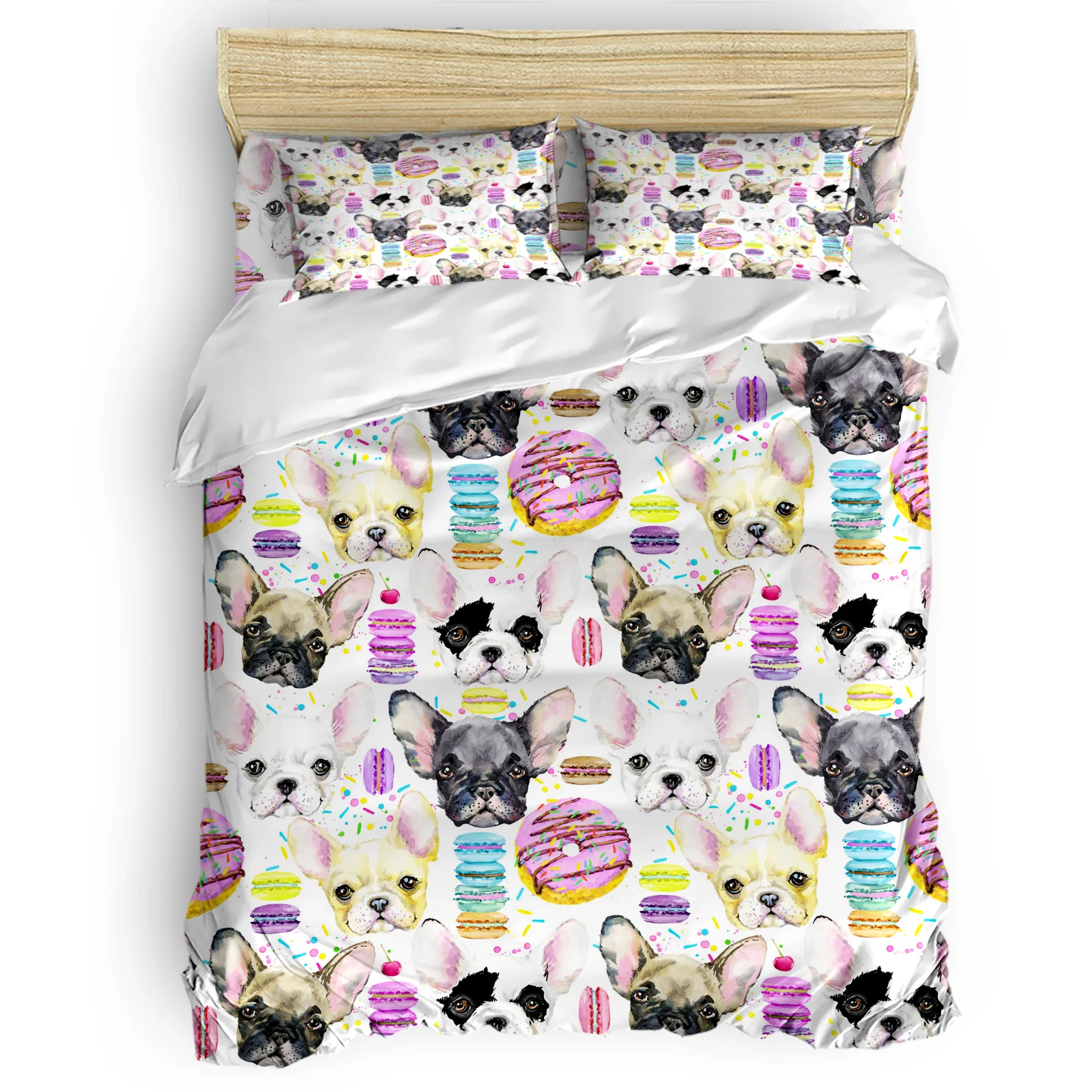 Smoking Dog Bulldog Leisurely Sofa Modern Bedding Set For Adult Kids Comforter Cloth Duvet Cover Nordic Bed Covers 