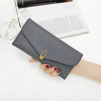 

2PCS Wallet Women Fashion Female Long Hasp Artificial Leather Sequins Wallet Clutch Card Holder Purse+Small Bag Carteira