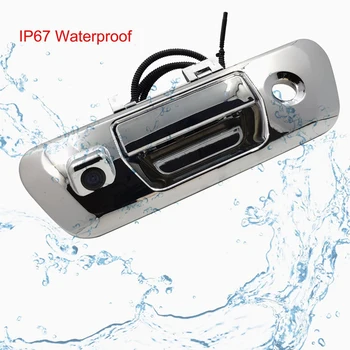 

Car Rearview Backup Camera Tailgate Handle Camera Vehicle Backup License Plate Cameras LED Night Vision for NISSAN NAVARA NP300