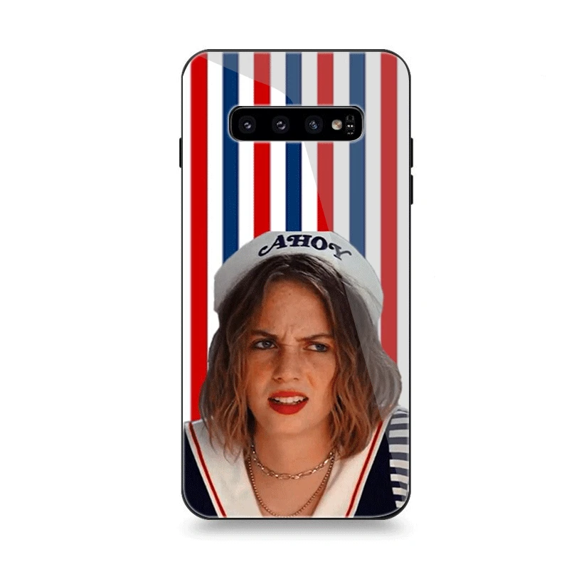 Чехол для телефона Стекло для samsung A70 A10 A30 A40 A50 A60 A20 S7 край S8 S9 S10 плюс крышка очень странные дела Сезон 3 - Цвет: G5