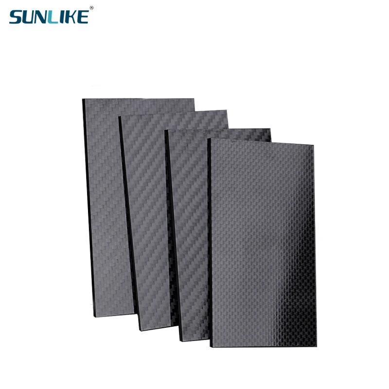 165MM X 195MM 3K Matte Surface Carbon Fiber Sheet Panel 0.25mm To 6mm High Composite Hardness For RC Model image_1