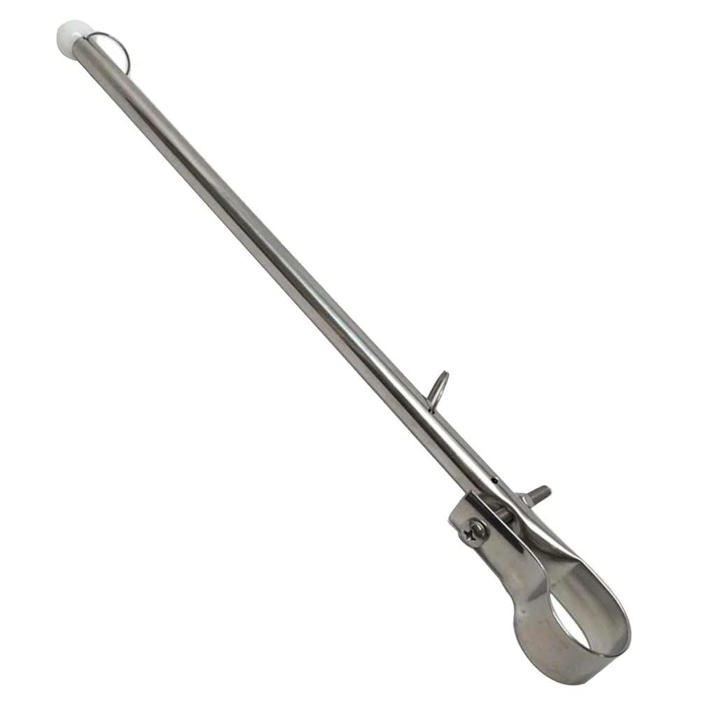Stainless Stee 1" лодка рейку флаг штатный полюс с пластиковым рельсовым зажимом
