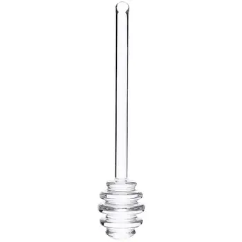 

1Pc Honey Stick Washable Transparent Creative Reusable Jam Stirring Stick Honey Spoon Stick for Kitchen Home