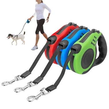 

3M/5M Retractable Dog Leash Extending Pet Walking Leash Automatic Extending Nylon Dogs Puppy Rope Belt For Small Medium Dogs
