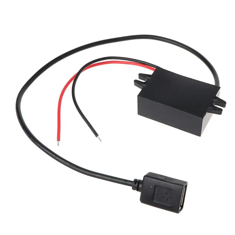 DC/DC преобразователь модуль 12 В/8-50 в к DC5V 3A 15 Вт USB выходной адаптер питания