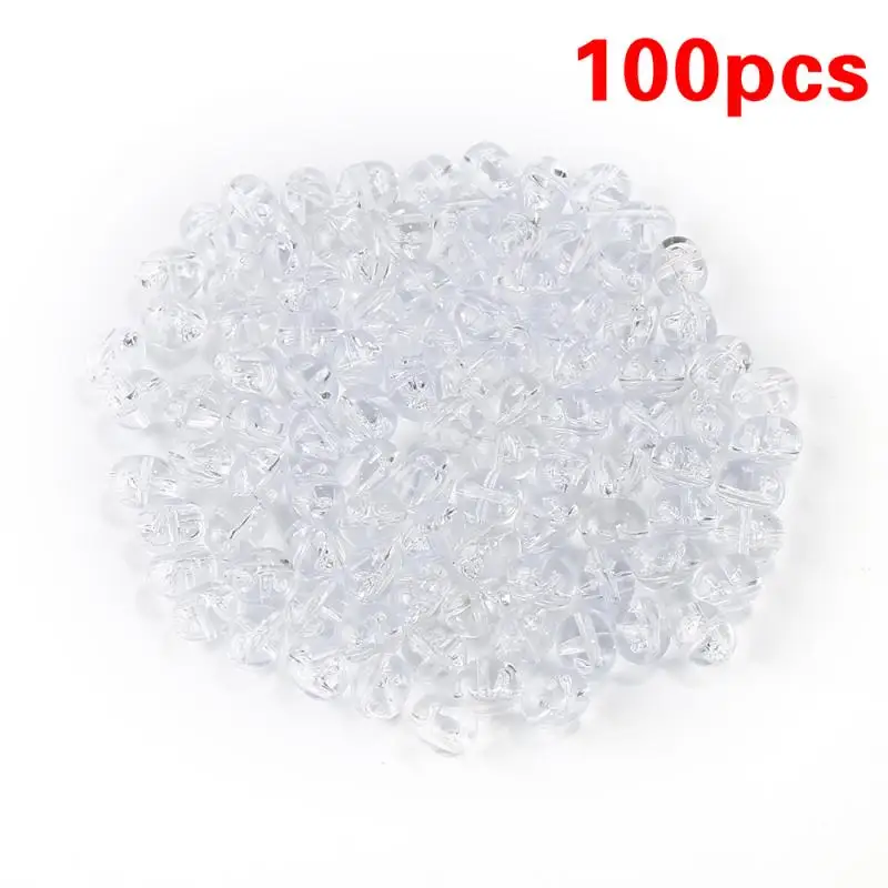 100pc/bag Fishing Floats Beads Transparent Fishing Cross Beads Plastic Clear Double Pearl Drill Cross Fishing Lures Beads 100pc/bag Fishing Floats Beads Transparent Fishing Cross Beads Plastic Clear Double Pearl Drill Cross Fishing Lures Beads