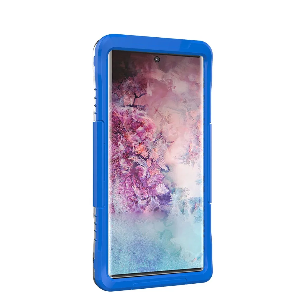 Для samsung GALAXY Note10Plus 6,8 дюймовый водонепроницаемый чехол с подставкой для телефона водонепроницаемый для плавания, ударопрочный