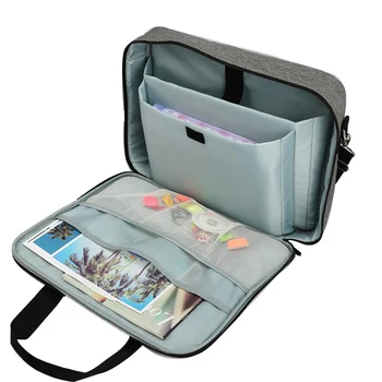 

Travel Protable Embroidery Project Bag Sewing Quilting Organizer Dividers for Needles, Scissors, Thread and Other Sewing Tools