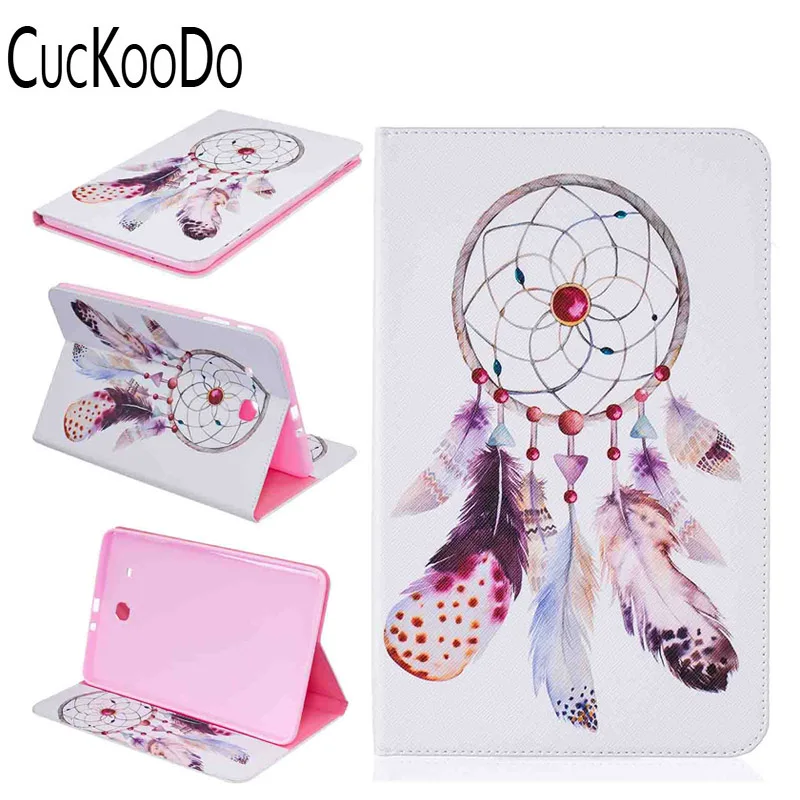 CucKooDo [Радужный Ловец снов] чехол-Кошелек из искусственной кожи с откидной крышкой