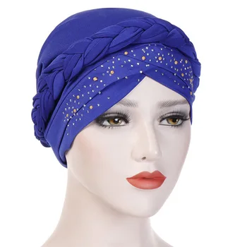 

Bohemia Style Women Turban Fashion Braid Knot Lady Turbantes