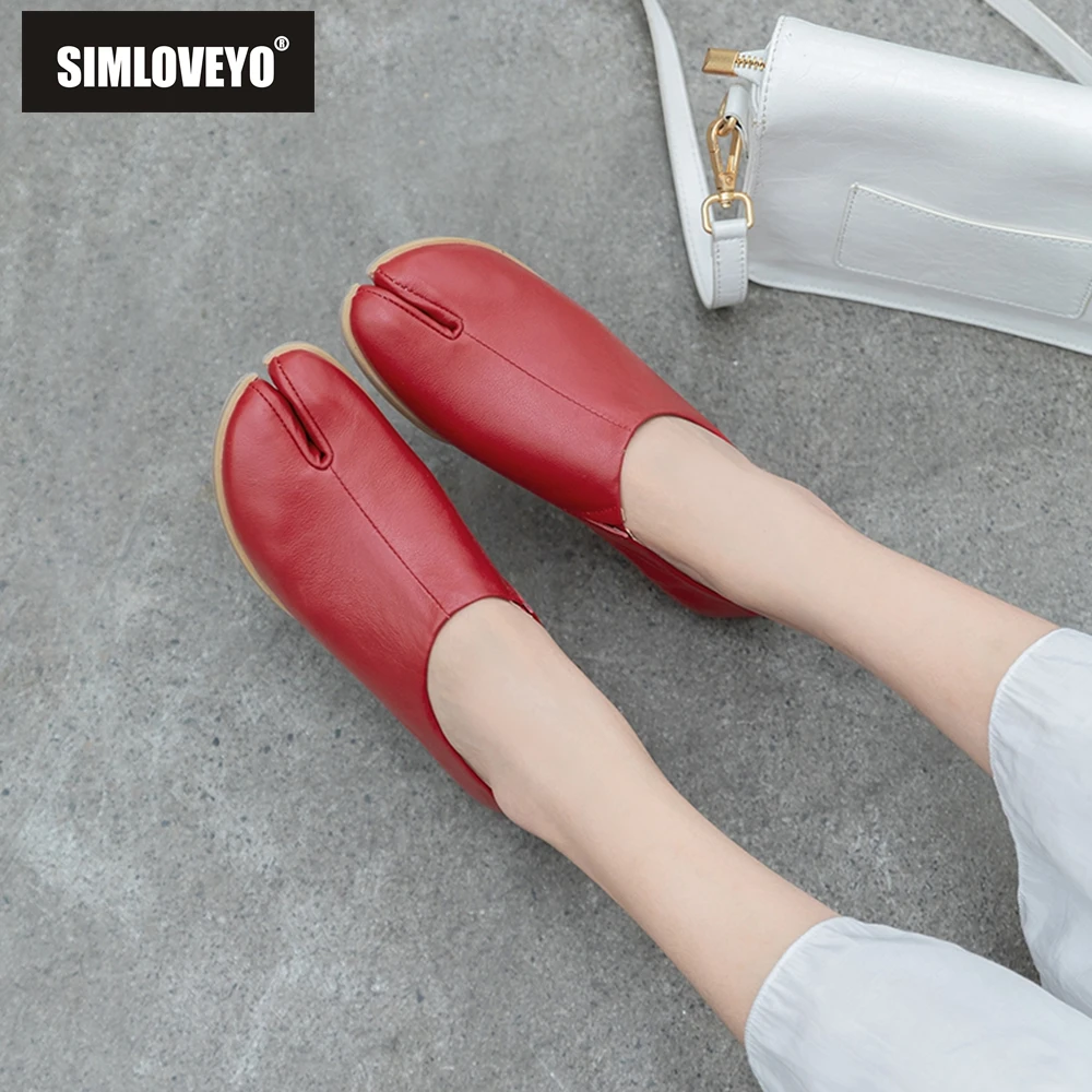 SIMLOVEYO/Новинка 2020 года Дизайнерская женская обувь на плоской подошве Женская из
