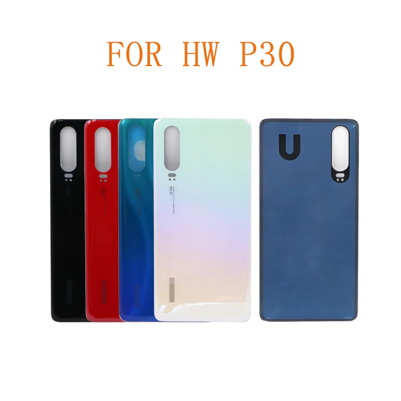 Оригинальный задний корпус P30 Pro стеклянная задняя крышка аккумулятора с клеем