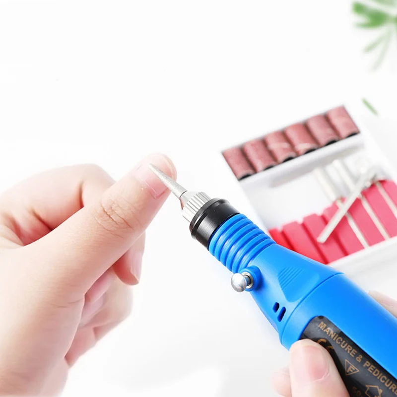 Профессиональная электрическая машинка для маникюра 1 комплект пилка ногтей