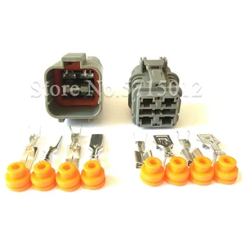 comprar 4 Furos 7222-6244-40 7123-6244-40 6.3mm à Prova Dwaterproof água Conector Elétrico Do Motor Do Acelerador Soquete Do Cabo Para O Caminhão Do Buggy De Dune